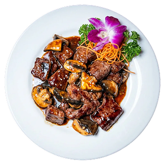 Stir Fried Diced Beef Cube in Wasabi Sauce